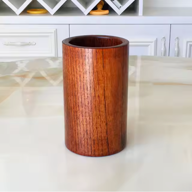 EcoWood – Luxurious cookware set made of wood with storage bucket Bowlift