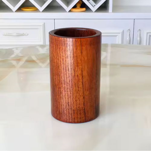 EcoWood – Luxurious cookware set made of wood with storage bucket Bowlift