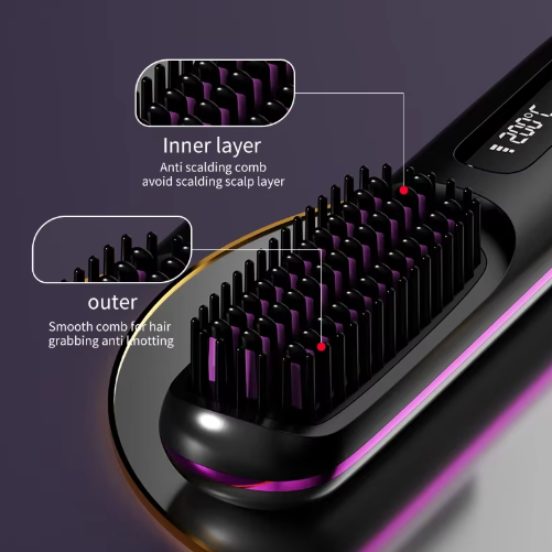 Thermal styling brush for short hair & bangs | Bowlift