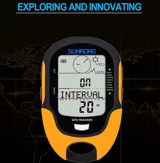 GPS Tracker Outdoor Black Orange | Bowlift