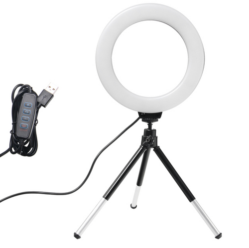 BowLift | Ring Light With Stand 6inch Holder For Live Stream LED Ring Light Youtube Video With Tripod
