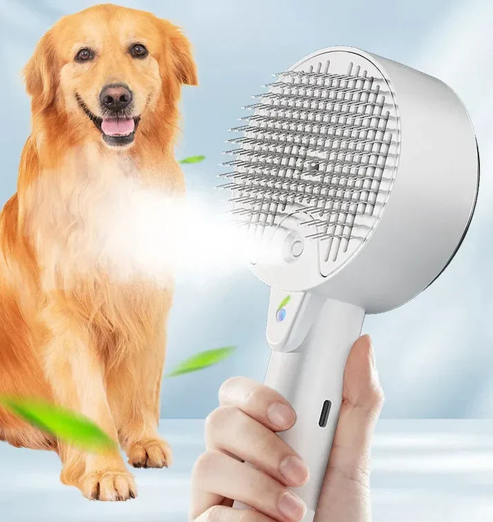 3-in-1 Electric Spray Massage Comb for Grooming Dogs & Cats Bowlift