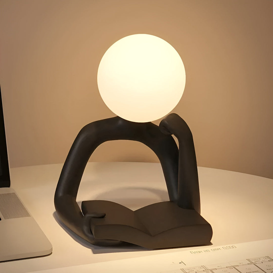 BowLift | LuxLume Refined Designer Table Lamp – Modern Art with Atmospheric Lighting