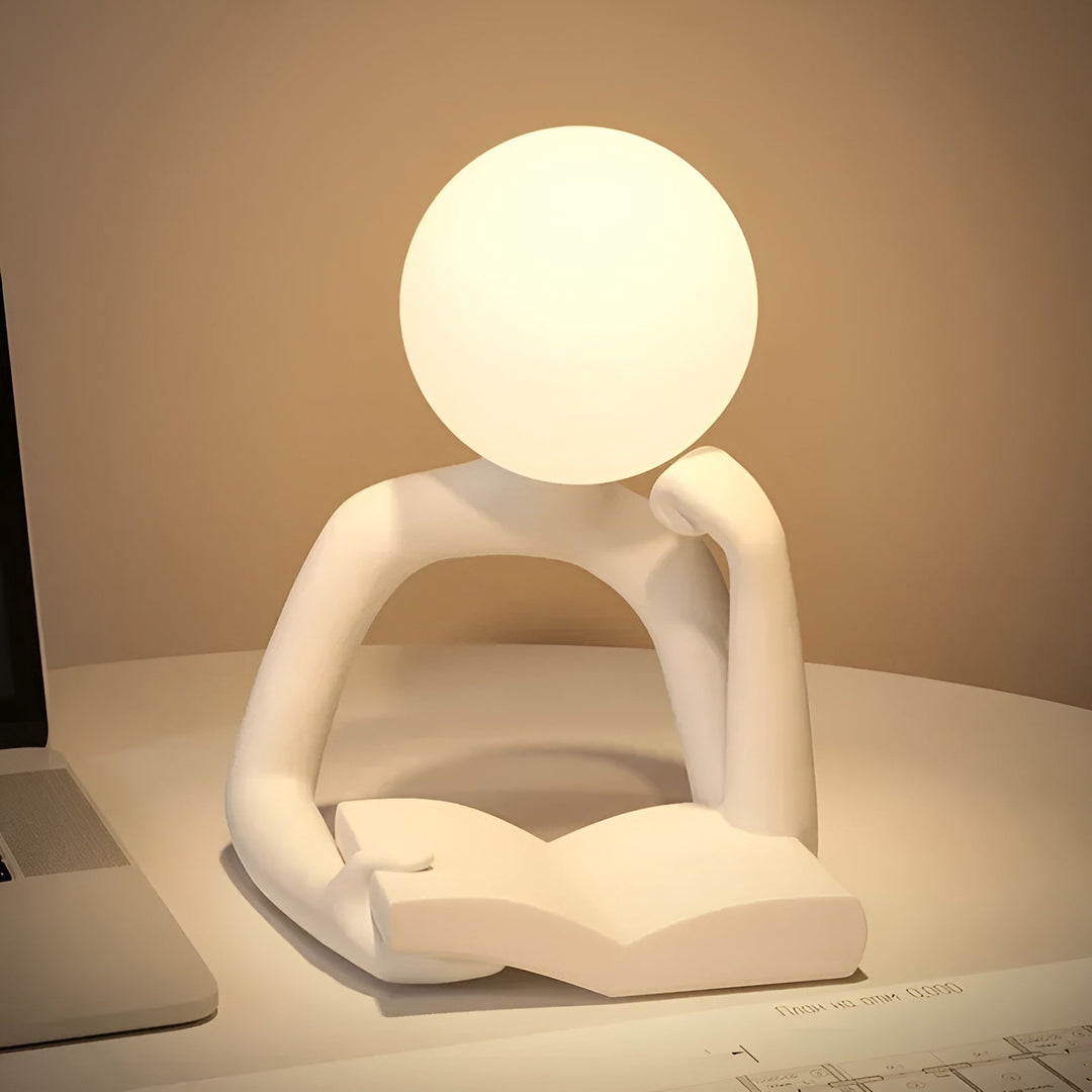 Aura Sculpt Lamp - Modern Table Lamp with Abstract Design | Bowlift