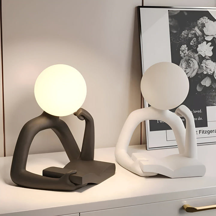 BowLift | LuxLume Refined Designer Table Lamp – Modern Art with Atmospheric Lighting
