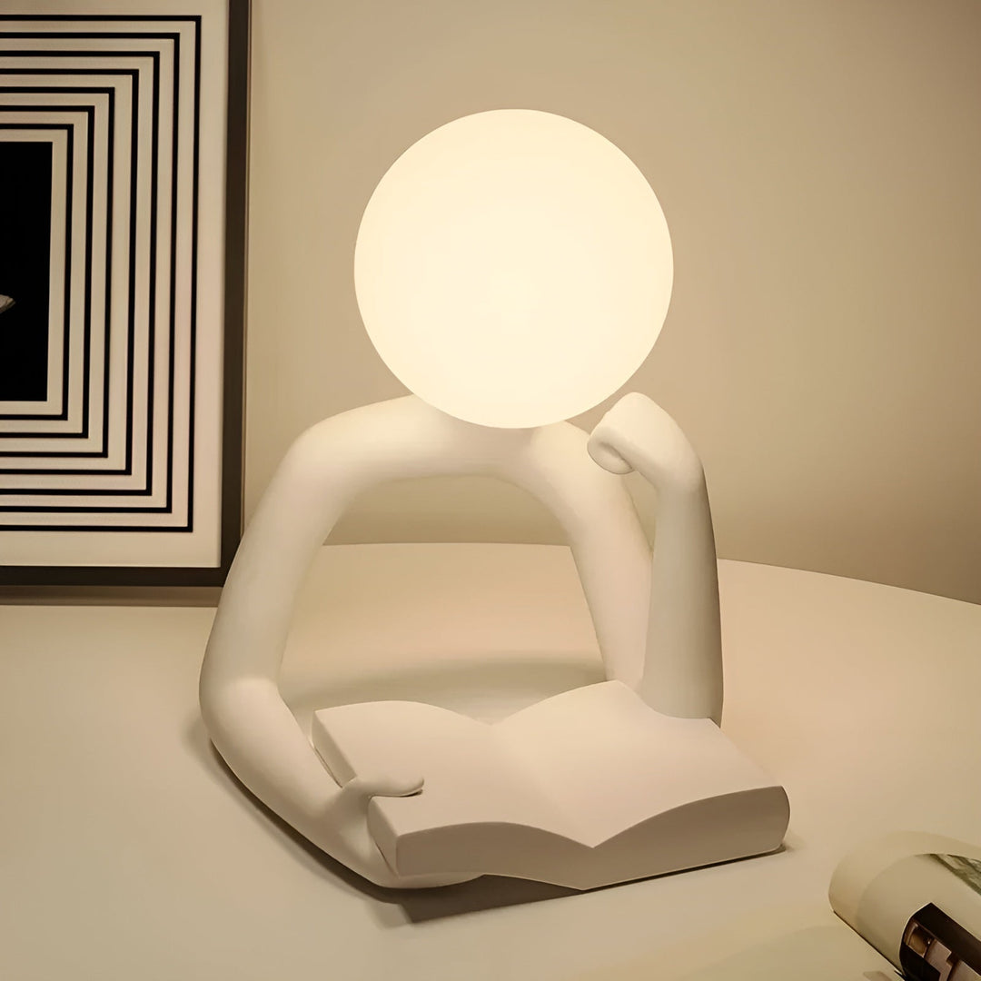 Aura Sculpt Lamp - Modern Table Lamp with Abstract Design | Bowlift
