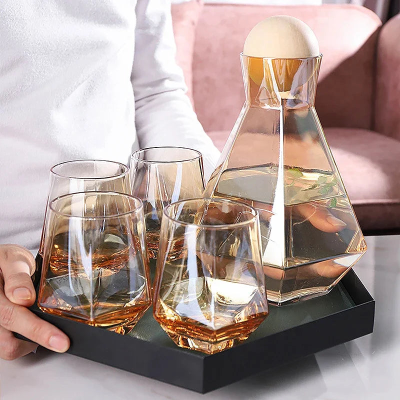 Diamond Drinkware 5-Piece Set Bowlift
