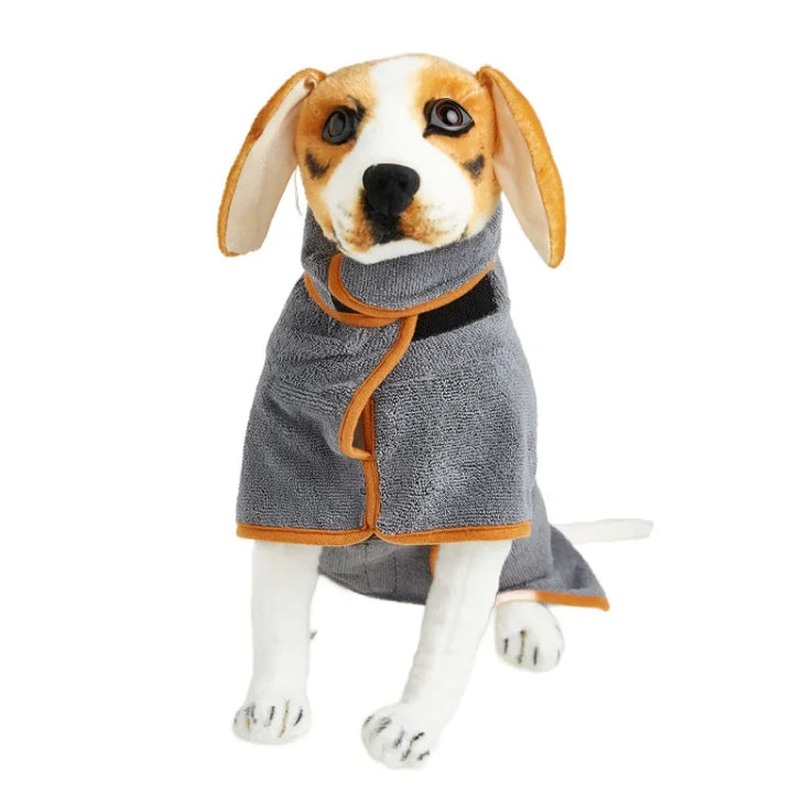 Pet bathrobe, highly absorbent and quick-drying Bowlift