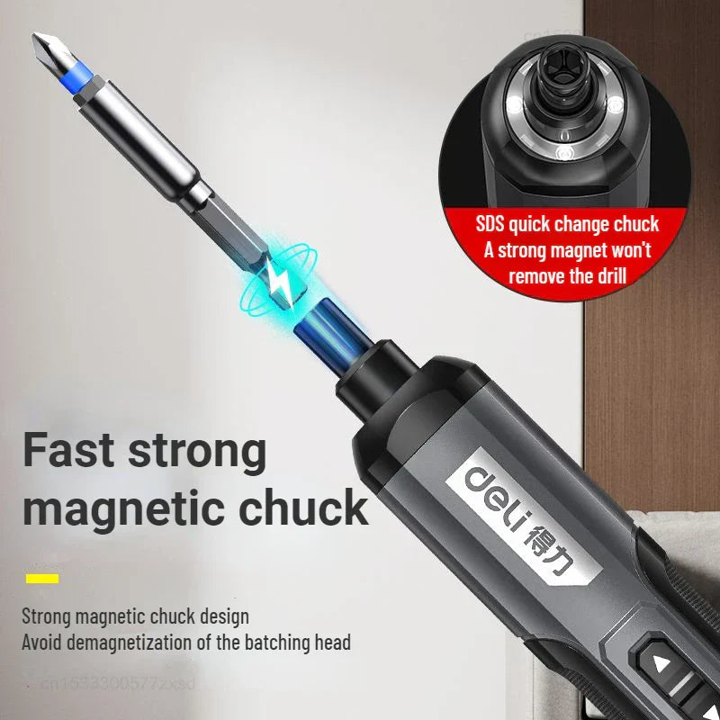 Mini Cordless RechargeaBowlifte Electrical Screwdriver Drill Tool Set | Bowlift