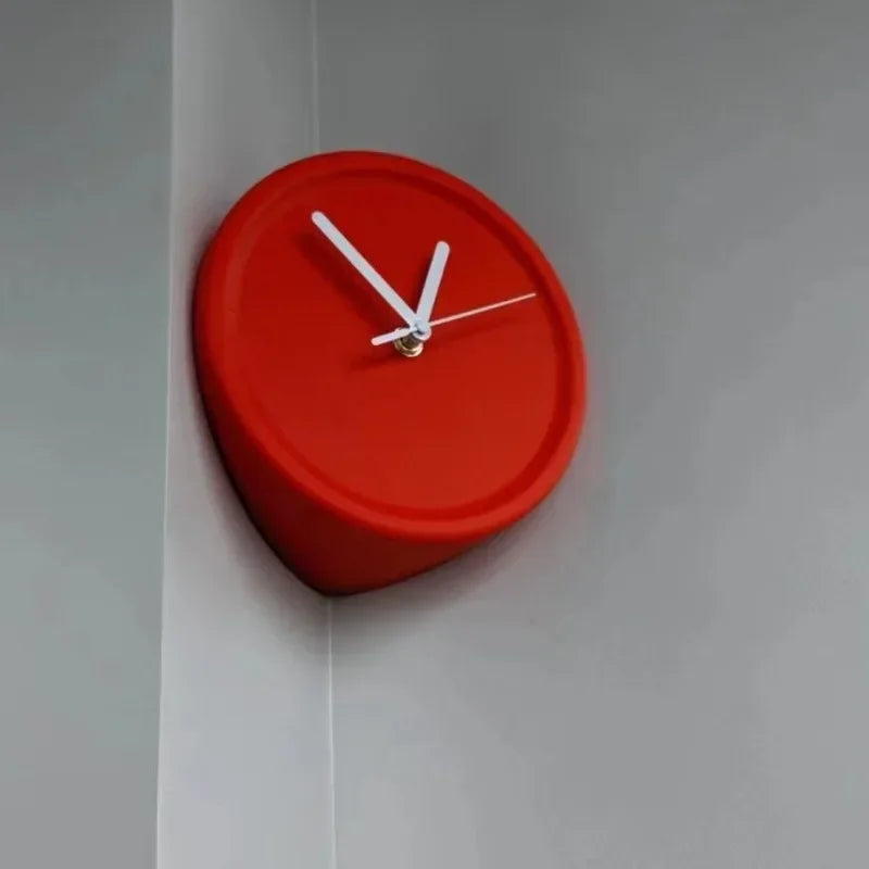 SilentCorner Clock - Stylish Silent Wall Clock without Drilling Bowlift