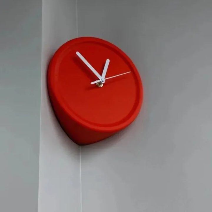 SilentCorner Clock - Stylish Silent Wall Clock without Drilling Bowlift