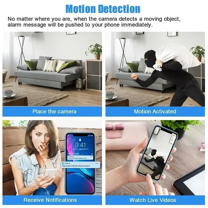 BowLift | Mini Spy HD WiFi Motion Detection Security Camera