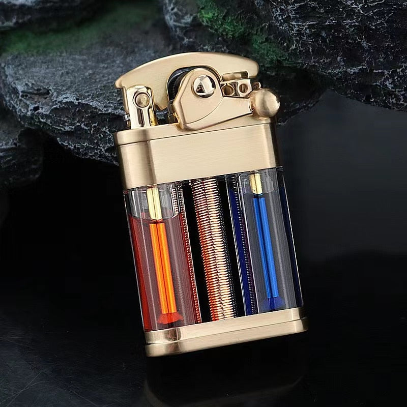 Elegant Retro Slim Metal Lighter | Bowlift