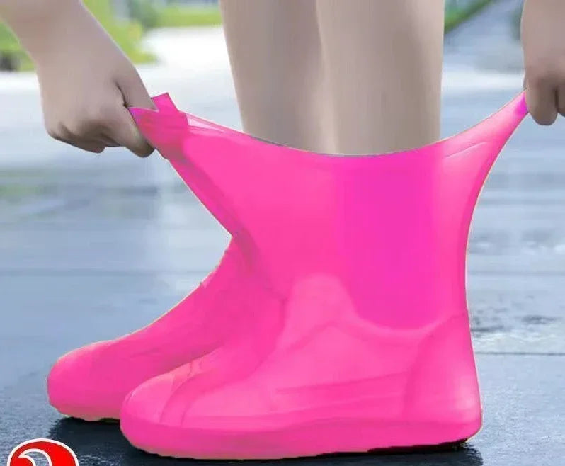BowLift | RainShield Silicone Overshoes | Waterproof & Non-slip | Reusable Rain Covers | For Shoe Size 34–45 | Outdoor Rain Protection