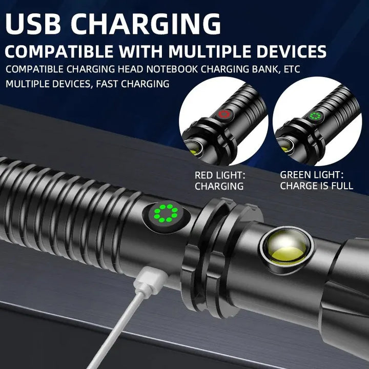 BowLift | Tactical Self-Defense LED Flashlight Emergency Survival Tool