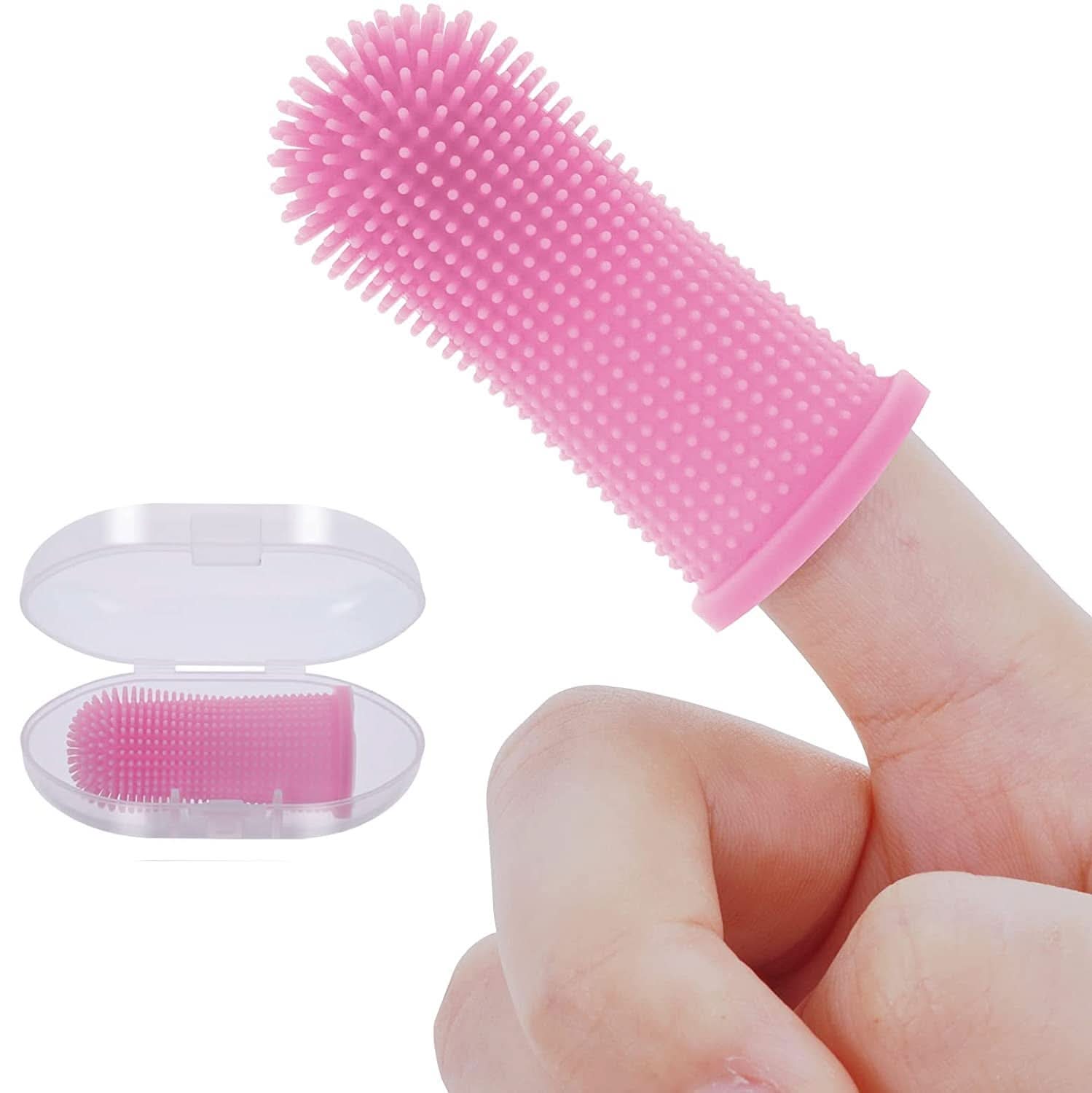 BowLift | 360° silicone finger toothbrush for safe dental care for dogs