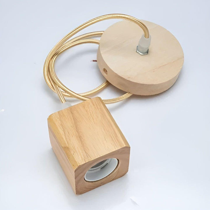Handcrafted wooden pendant lamp with a naturally warm aura and timeless charm Bowlift