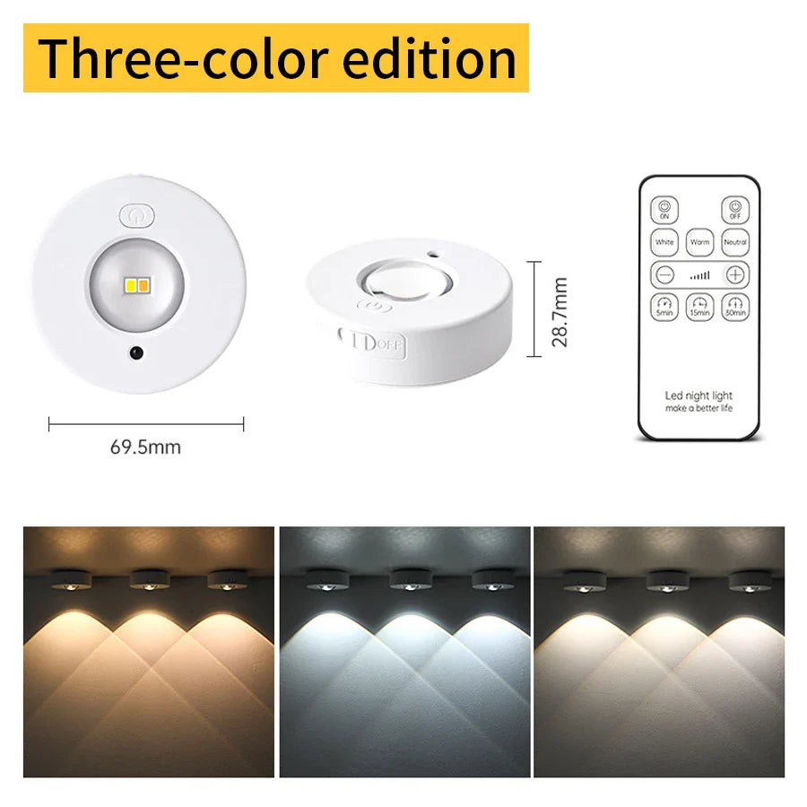 BowLift | LumiFlex LED Spotlight | Wireless & Rechargeable | RGB & Warm White | With Remote Control