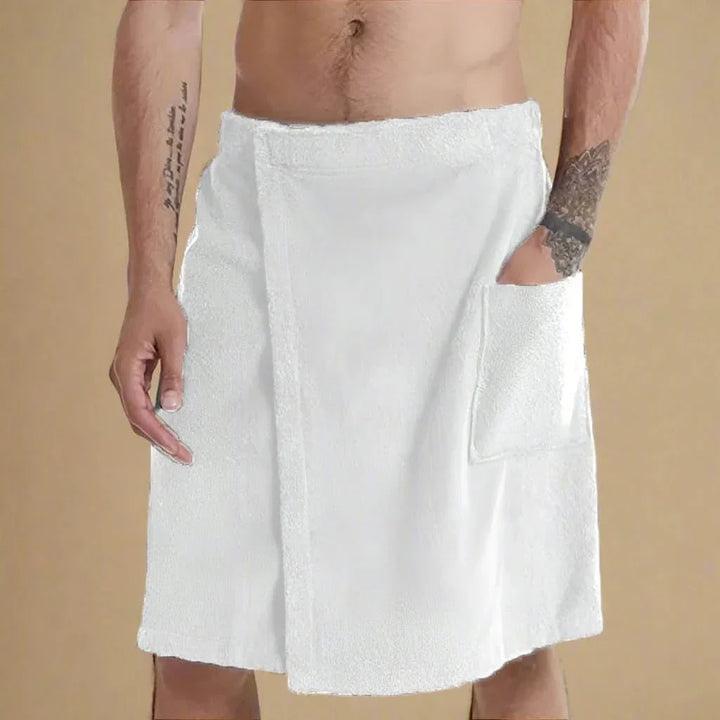 BowLift | PORTABLE BATH TOWEL ROBE – Soft & versatile bath towel with pockets for sauna, beach & fitness