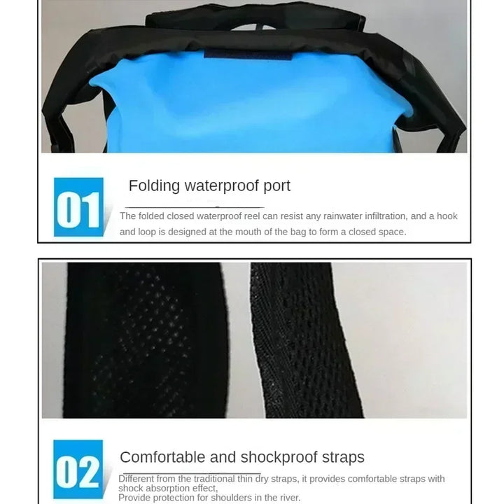BowLift | AquaGuard Backpack 25L | Waterproof and breathable backpack for kayaking, trekking and outdoor adventures