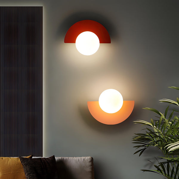 BowLift | Semi-Circular Wall Lamp in Scandinavian Style Minimalism and Warm Light