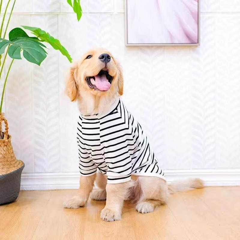 BowLift | Cotton Summer T-Shirt for Large Dogs – Breathable Tee for Golden Retrievers, Huskies, Labradors, Corgis and More