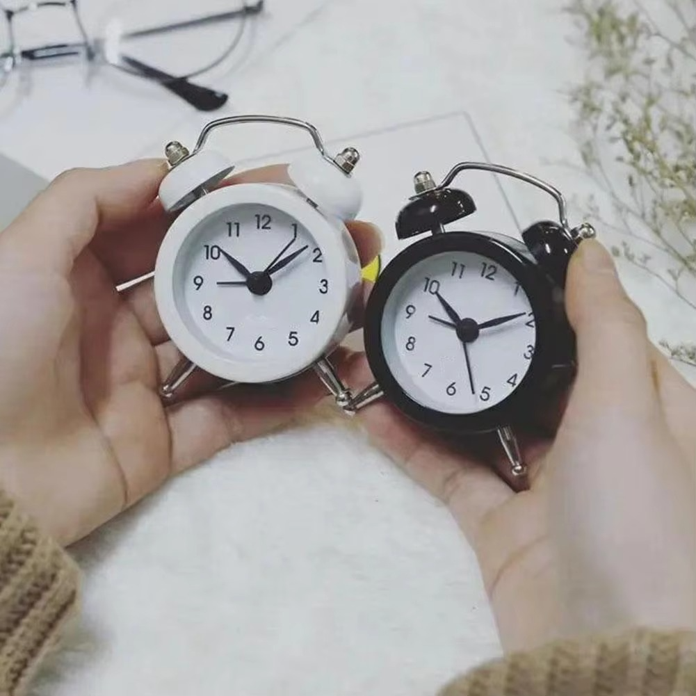 BowLift | Cute Rabbit Ears Loud Twin Bell Alarm Clock for Heavy Sleepers