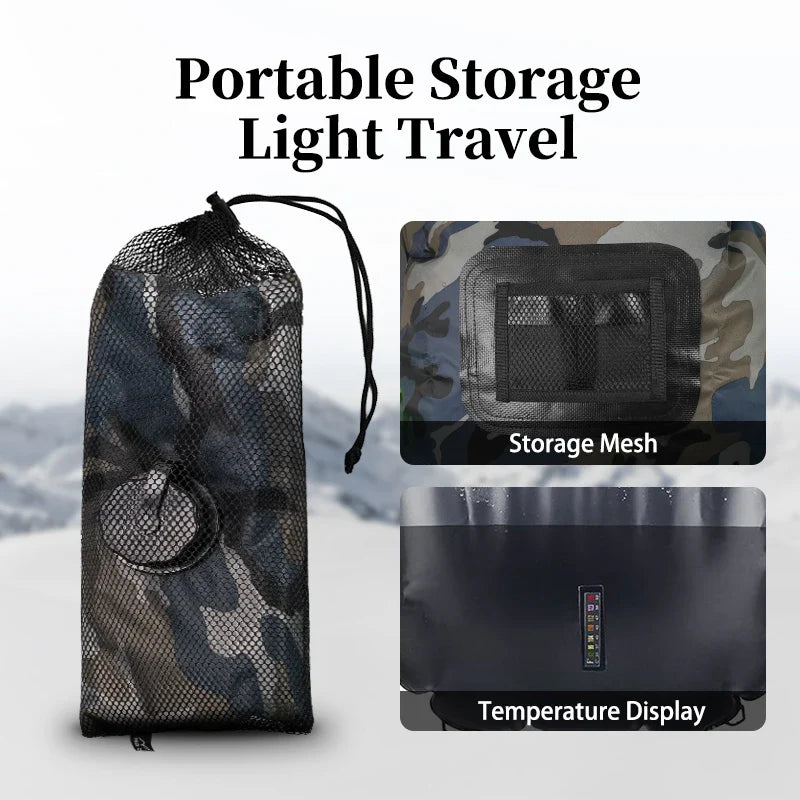 BowLift | Solar shower SunFlow | 20L capacity | Portable & self-heating | With shower head & hose