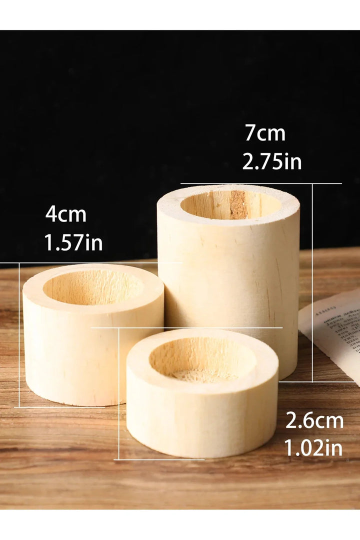 Wood Candle Holder | Bowlift