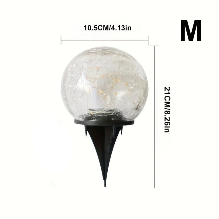 BowLift | Solar-Powered Glass Ball Magical Garden Light