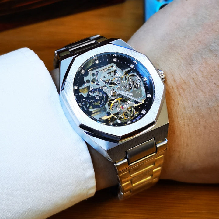 BowLift | Royale Skeleton Mechanical Men Watch