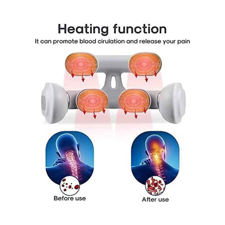 BowLift | Ultimate Relaxation Neck & Shoulder Massager, USB Rechargeable
