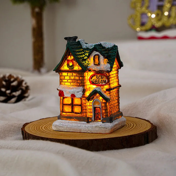 BowLift | ChristmasGlow – Hanging illuminated Christmas decoration with elegant round decorative design