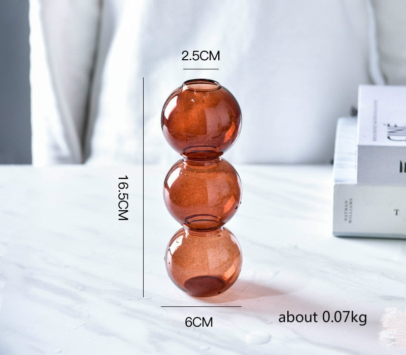Layered Globe Glass Vase | Bowlift