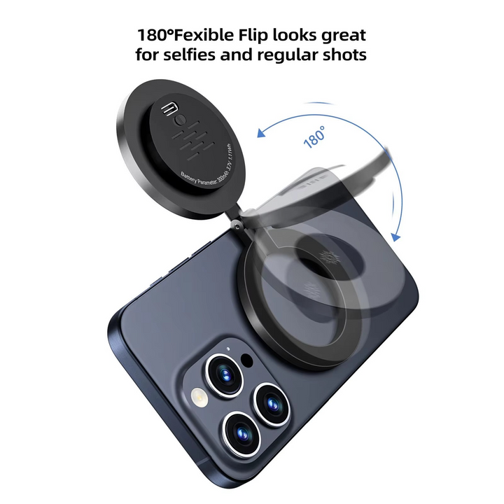 BowLift | Mini Magnetic Selfie Ring Light - Pocket Clip-On LED Light