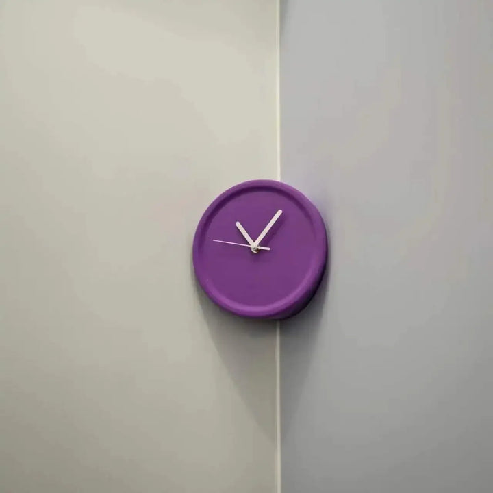 SilentCorner Clock - Stylish Silent Wall Clock without Drilling Bowlift