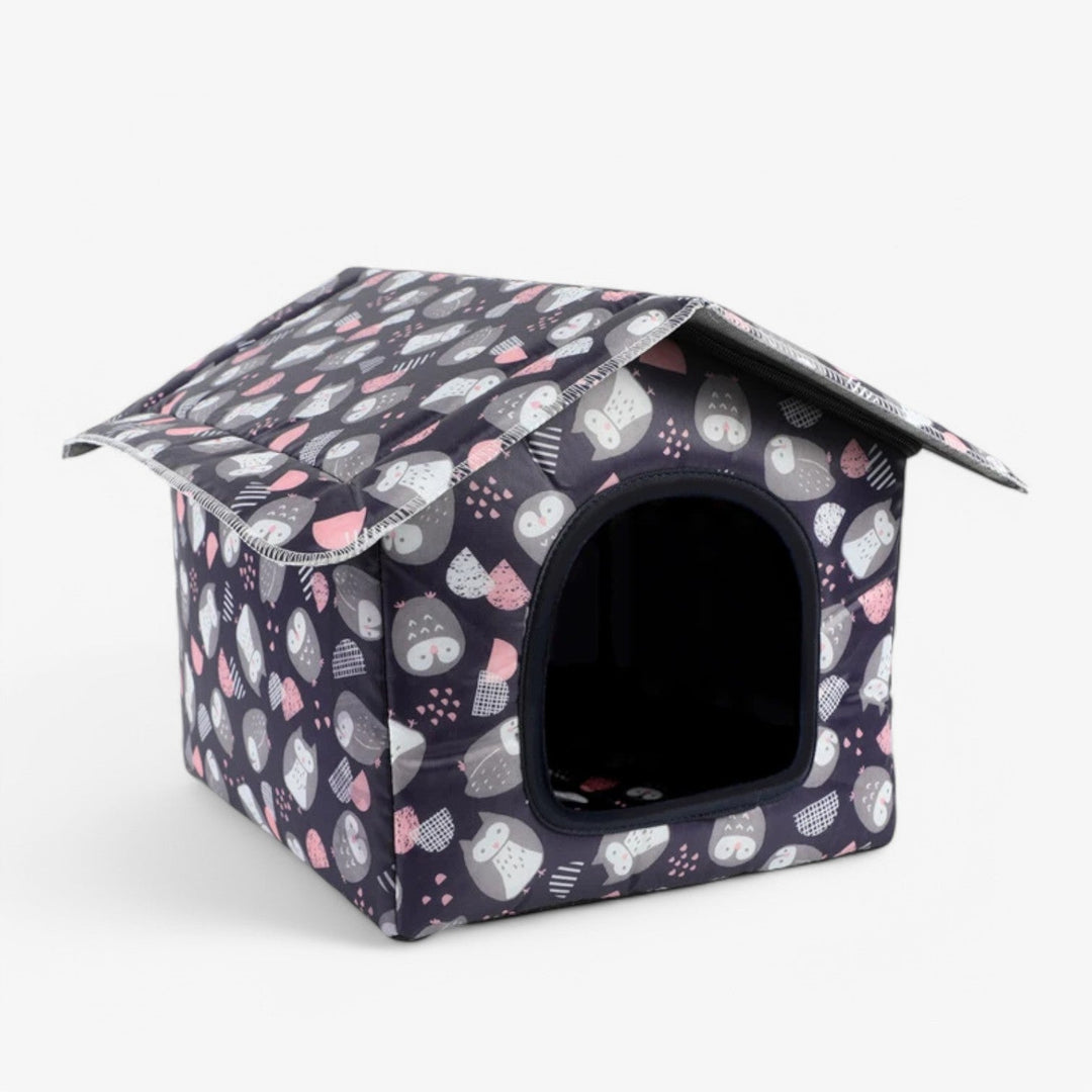 Weatherproof Animal House "CozyNest" for Cats and Small Dogs | Bowlift