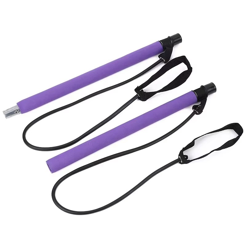 BowLift | Portable Pilates Bar Kit with Resistance Bands for Full Body Home Workouts