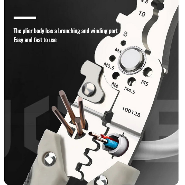 Wire Stripper AdjustaBowlifte Crimper Automatic CaBowlifte Cutter Tool | Bowlift