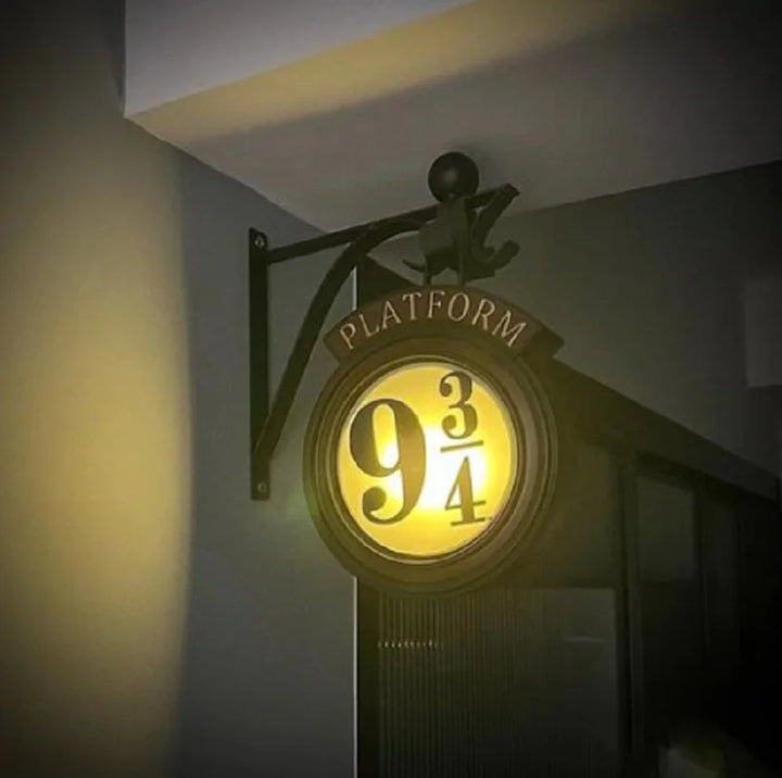 BowLift | Harry Potter 9 3/4 Figure Night Light LED Magic Wall Lamps Platform Hogwarts 3D Lamp Harry's Room Decor Kids Birthday Gift