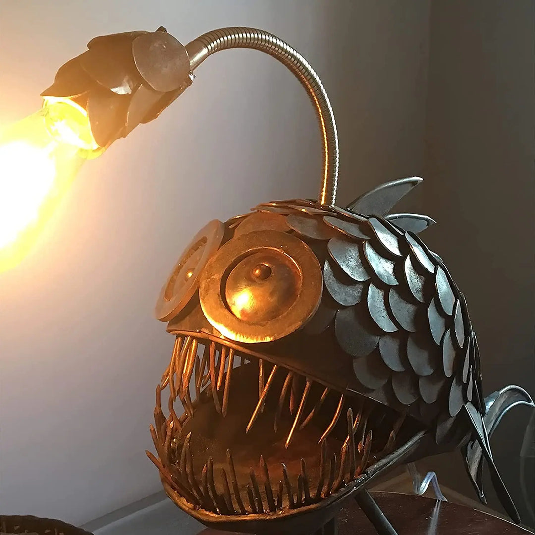 Glowfish Retro Table Lamp Bowlift