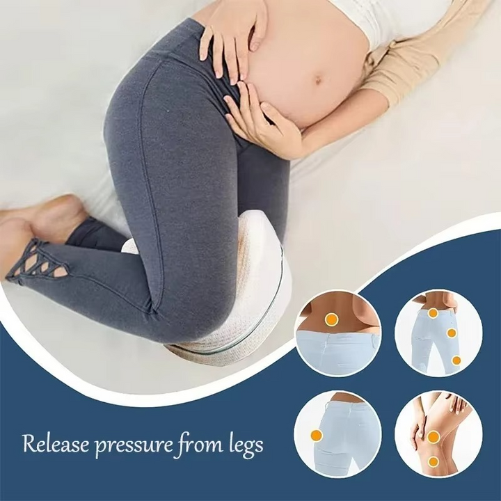 BowLift | Orthopedic Memory Foam Leg Pillow for Sciatica and Pain Relief