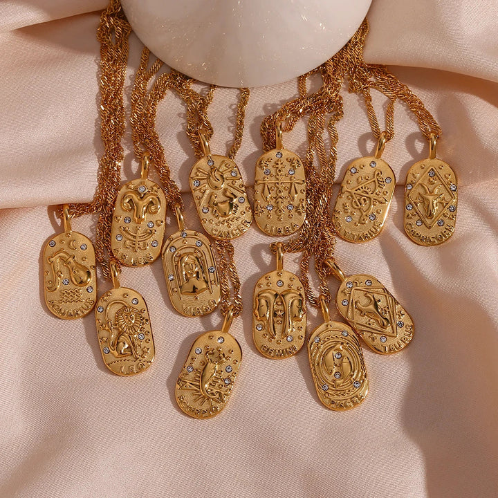 BowLift | Dainty Zodiac Tarot Inspired Necklace