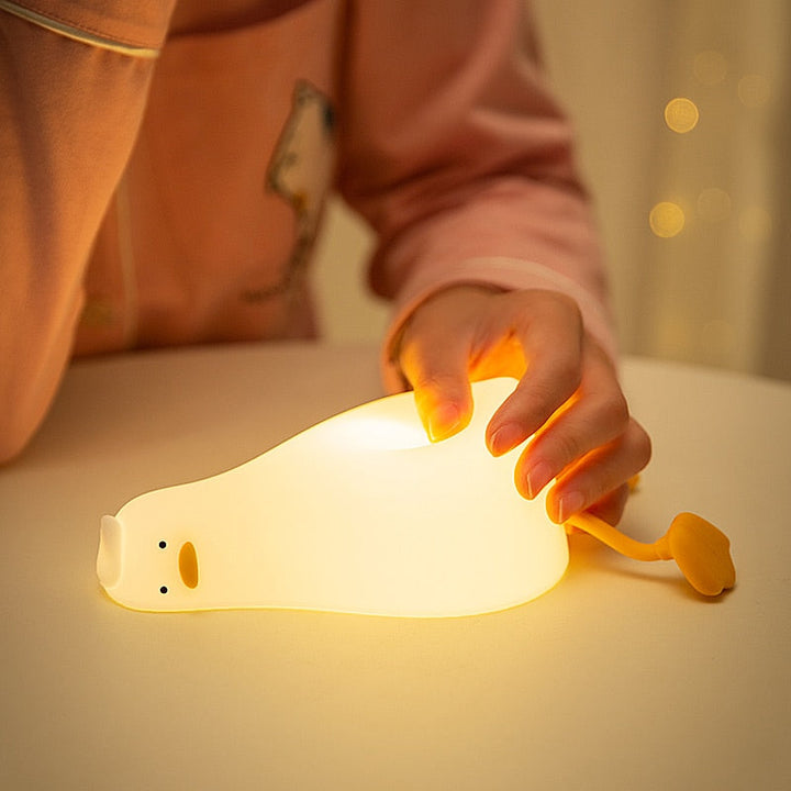 Lazy Flat Duck Atmosphere Night Lamp | Bowlift