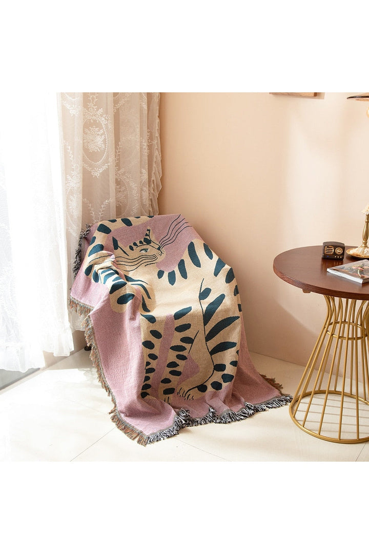Cat Themes Picnic Blanket | Bowlift