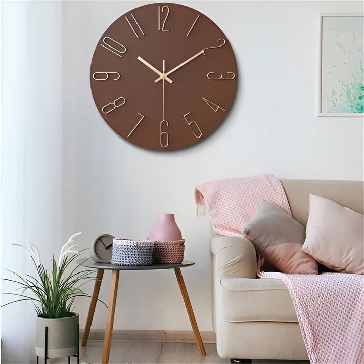 3D Wall Clock – Modern and Elegant | Decorative Wall Clock for Living Room and Office | Bowlift