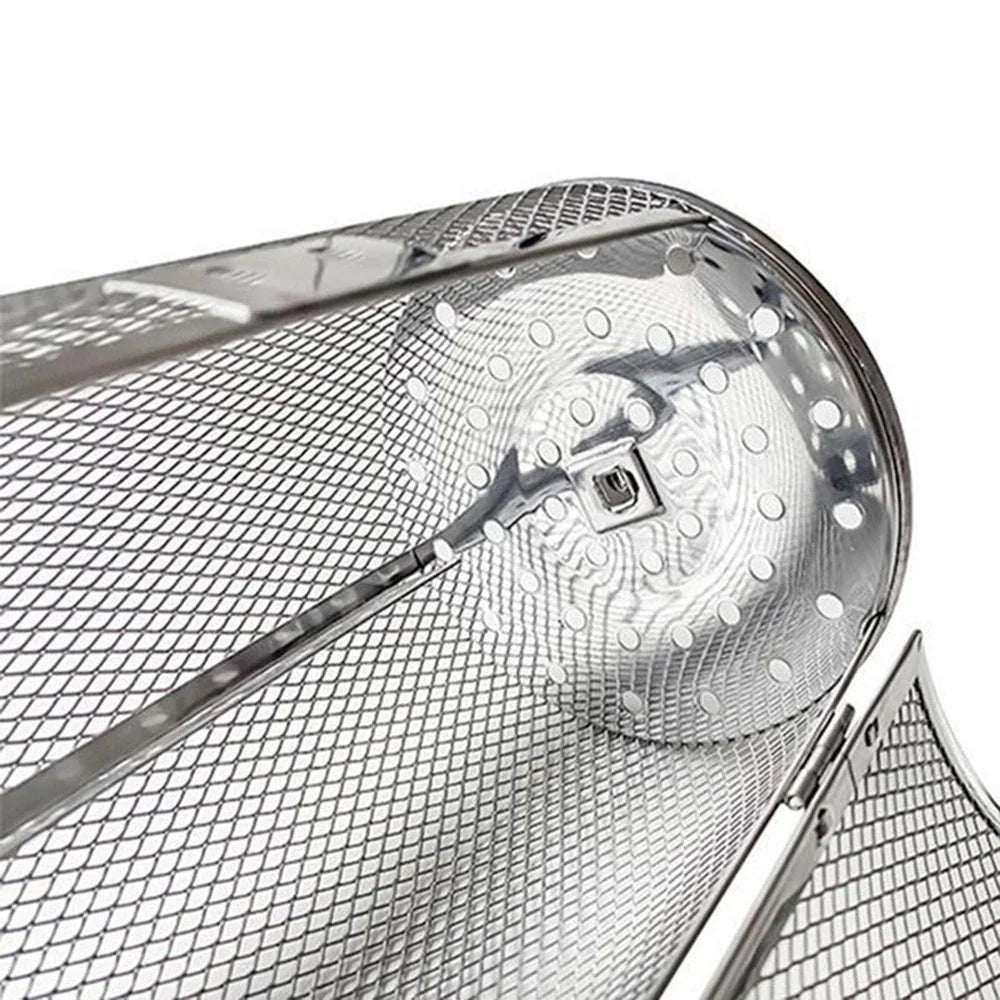 BowLift | Stainless Steel Rolling Grill Basket
