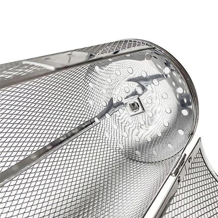 BowLift | Stainless Steel Rolling Grill Basket