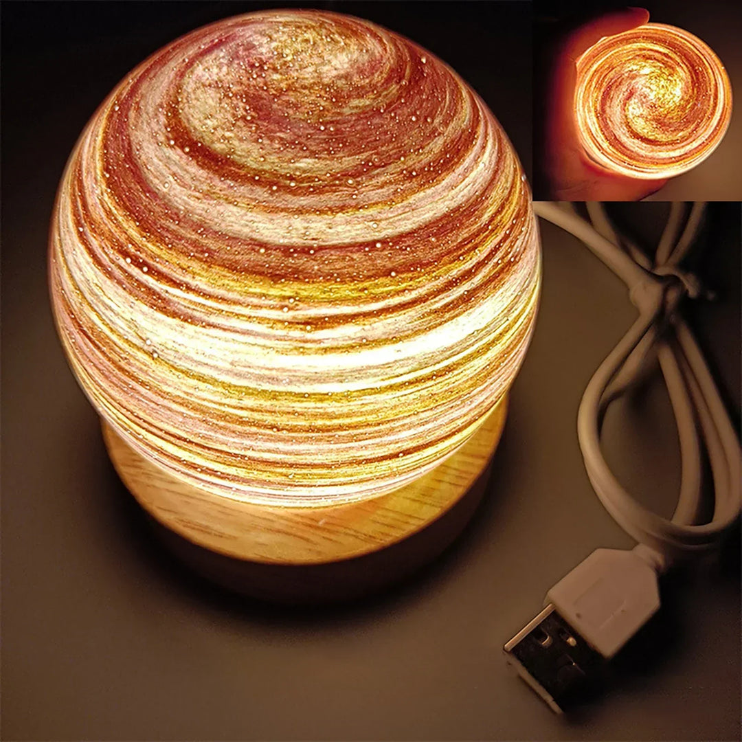 BowLift | CosmicGlow - Mini night lights 3D - solar decoration LED - galaxy ambiance