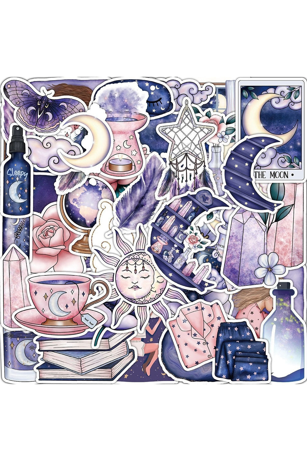 Moon Decorative Stickers | Bowlift